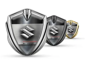 Suzuki Insignias de Logo Coche Estilo Tunado Logo Metal Brillo